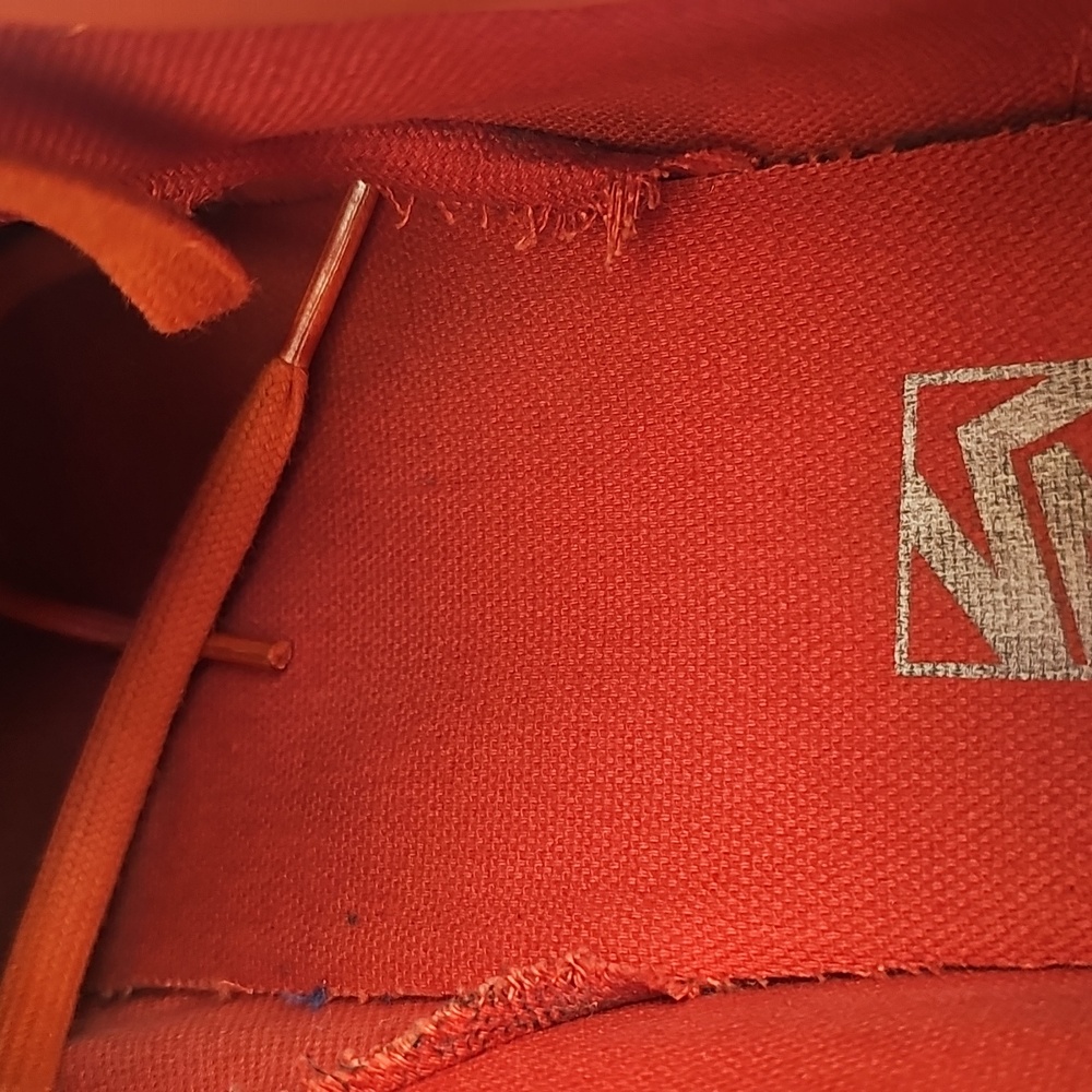 Vans Bold Orange Suede Shoes - Picture 11 of 12